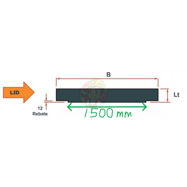 PENUTUP UDRAIN 1500 X 1500MM